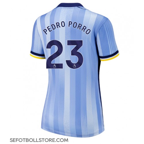 Tottenham Hotspur Pedro Porro #23 Replika Bortatröja Dam 2024-25 Kortärmad